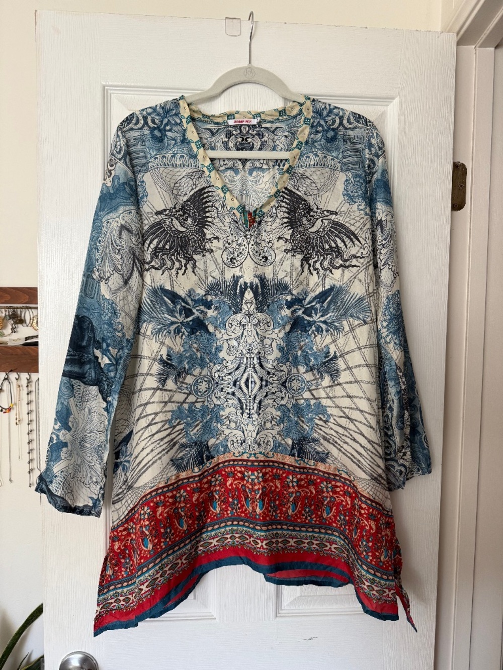 Silk Johnny Was Tunic (Size Small / Never Worn!)